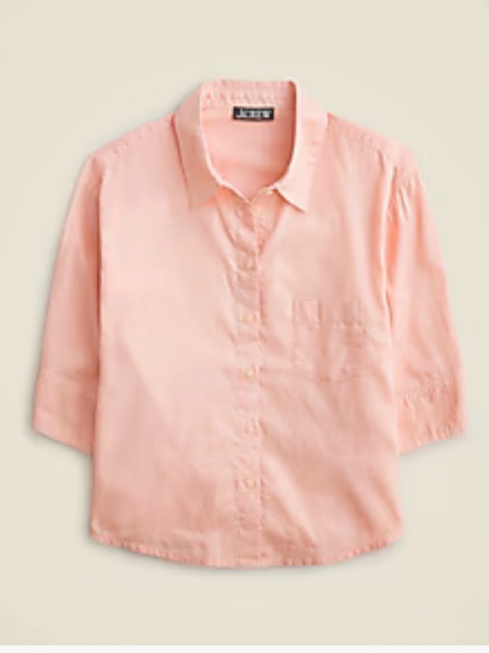 J CREW Herringbone Twill Button Up Shirt